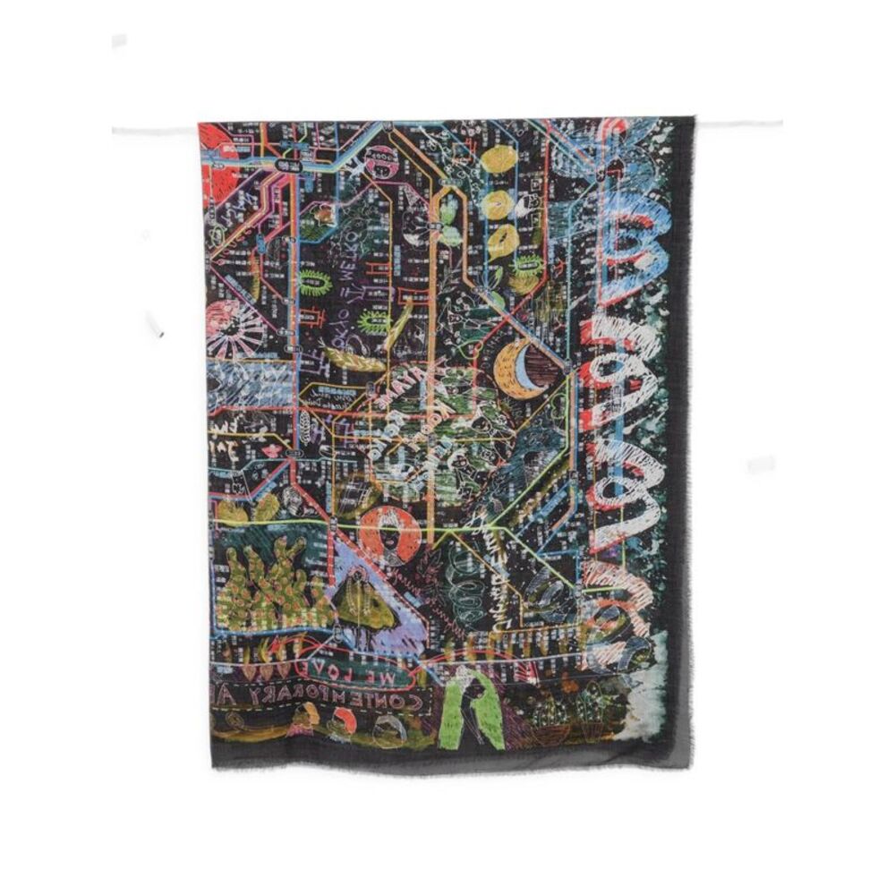 Faliero Sarti Women Art In Japan Print Stole